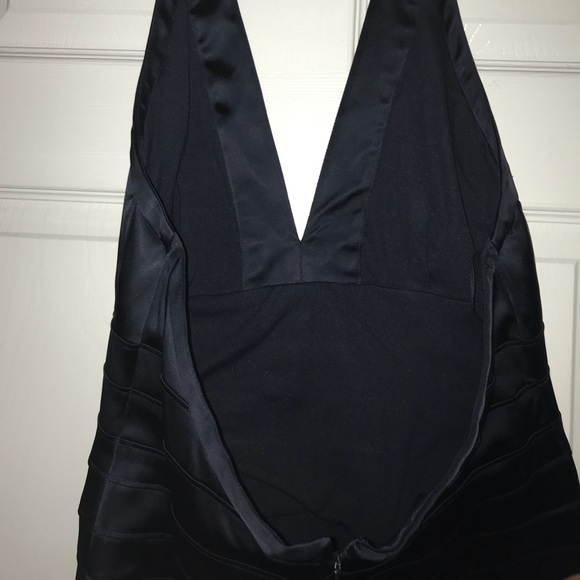 Navy backless evening dress - Picture 7 of 7